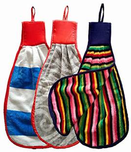 ADIYAL Hanging Hand Towel for Wash Basin Kitchen Sink /dining towel Multicolor Cloth Napkins