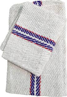 गाबा napkin for Home Floor Cleaning, Pocha Cloth,Floor napkin,Wet and Dry,(2pcs) ऑफ व्हाइट नैपकिन