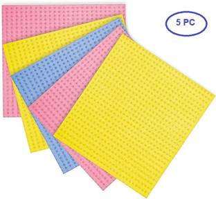NAVYA Wet Kitchen Cleaning Cloth Environmentally Friendly Cellulose Cloth Napkins Multicolor Cloth Napkins