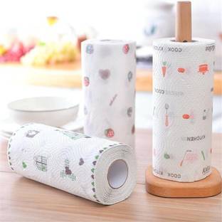 एक्स ओ एक्स ओ इम्पेक्स Reusable and Washable Absorbent Napkin Wipes बहुरंगी नैपकिन