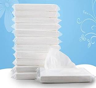 TEE TREE EFS Premier Facial Tissue Refill Pack Travel for Car & Purse 2Ply,600 Pulls