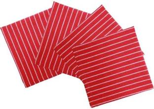 DI Home Tex NAPKIN RED STRIPE Red Cloth Napkins