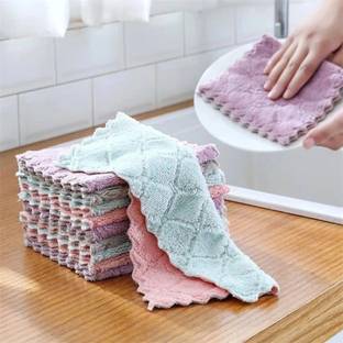 GoodsGarden Highly Absorbant Microfibre Kitchen Cleaning cloth Multicolor Cloth Napkins