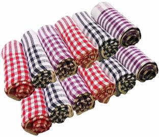 TIVRA Cotton Multipurpose Kitchen Napkin Multicolor Cloth Napkins