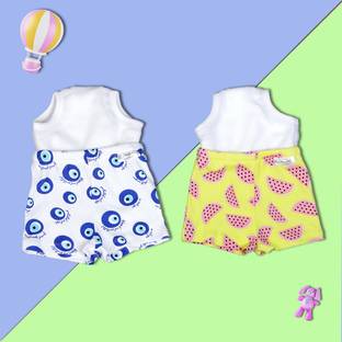 SNUGKINS Potty Training Shorts for Toddlers,Boys-Girls(4-5 Years)-Pack 2-EvilEye-Melon