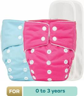 MYLO Baby Leak-Proof Baby Cloth Diaper | Reusable, Washable & Adjustable, 3M-3Y