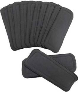Bouncing Bliss 5 Layer bamboo charcoal Inserts Liners - New Born-pack of 12