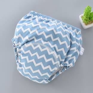 RAJJA Baby Boys & Girls Breathable Soft Cotton Cartoon Diaper(Reusable-150time)