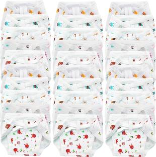TinyLoom Premium Cloth Nappy Diaper Pack of 10: Eco-Friendly & Absorbent Baby Diapers
