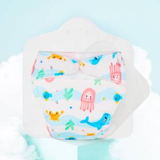 Superbottoms Freesize UNO SuperSoft Cloth Diaper with Velcro | With Insert & Extra Booster