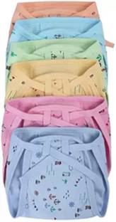 KRISHVIA New Born Babies Cotton Langot/Nappy Washable & Reusable Nappies