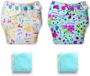 Superbottoms Cloth Diapers for babies - Cloth Diaper Combo Pack of 2 Freesize UNO| Reusable