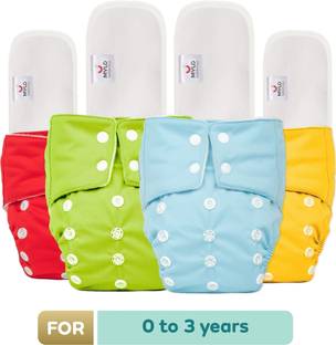 MYLO Baby Leak-Proof Baby Cloth Diaper | Reusable, Washable & Adjustable, 3M-3Y