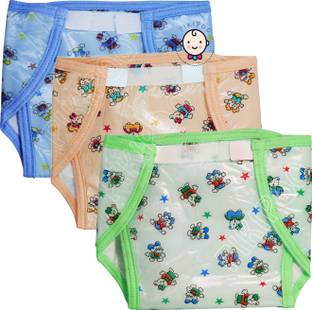 BABY LOOKS Baby Soft Plastic Diaper Liner Insert Reusable Waterproof Nappy For 9-12 Months
