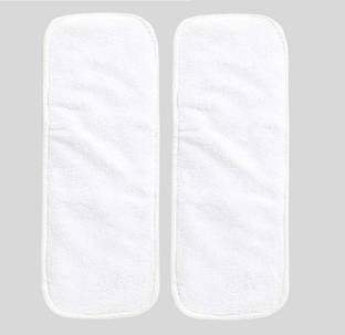 Hokista Reusable Baby Cloth Diaper Wet free Inserts Washable White Nappy (Pack of 2)