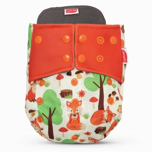 LuvLap Reusable Bamboo Charcoal Baby Cloth Diapers