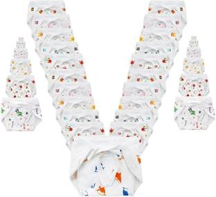 DON CARE New Born Baby Hosiery Cotton Single Layer Nappies Pack Of 10(0-6 Months)