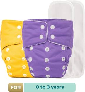 MYLO Baby Leak-Proof Baby Cloth Diaper | Reusable, Washable & Adjustable, 3M-3Y