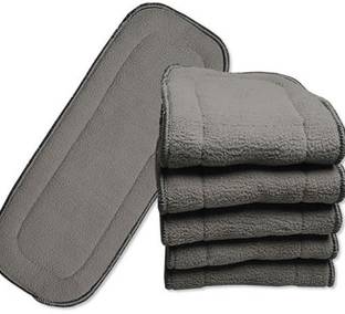 Tiny Tots Tinytots Set Of 5 Bamboo Charcoal Inserts (5 layered) for cloth diapers