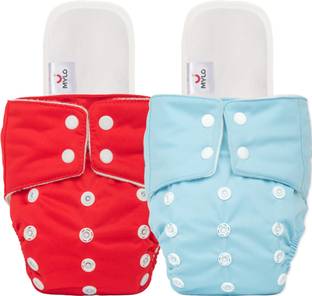 MYLO Baby Leak-Proof Baby Cloth Diaper | Reusable, Washable & Adjustable, 3M-3Y