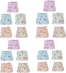 MW PRINTS Kids PVC Diaper Cotton Padded Langot Baby Nappy Panty Training Pants with Inner absorbable Cloth Reusable & Waterproof pants,panties, diaper covers, nappy covers, nappy wraps, wraps or pilchers(0-3 Months)