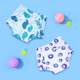 SNUGKINS Potty Training Pants for Kids.100% Cotton.Pack of 2 (Size 1, 1 years - 2 years)