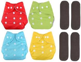 Kausbabi Eco-Friendly Baby Reusable Diaper - Soft, Adjustable, Leak-Proof Cloth Diaper