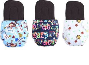 Jaydison Printed Reusable Diaper Cloth Diaper Reuse Nappy With Insert (0-24m)td2