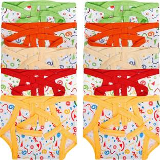 DON CARE New Born Baby Hosiery Cotton Single Layer Nappies Pack Of 10 (0-6Months)