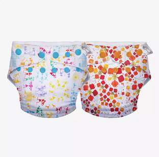 Superbottoms Swimming Diapers for Babies & Toddlers -Washable, Reusable & Adjustable | 2 pack
