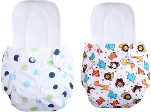 Jaydison Free Size Reusable Cloth Diaper With 2 Dry Feel Absorbent Soaker Pad (3M-3Y)t26
