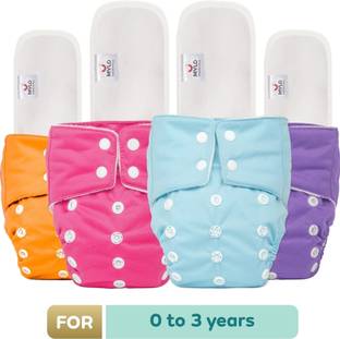 MYLO Baby Leak-Proof Baby Cloth Diaper | Reusable, Washable & Adjustable, 3M-3Y