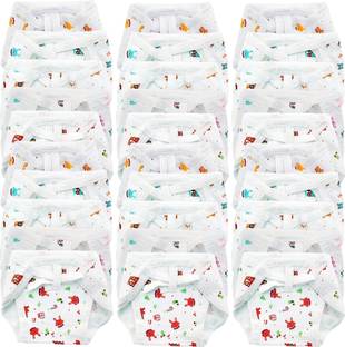TinyLoom Premium Cloth Nappy Diaper Pack of 10: Eco-Friendly & Absorbent Baby Diapers