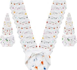 DON CARE New Born Baby Hosiery Cotton Single Layer Nappies Pack Of 10(0-6 Months)