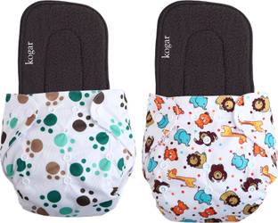 kogar Print Reusable Cloth Diapers + Insert Pad Washable 100% Absorption 0-3 yrsDWTF5