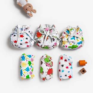 Superbottoms DryFeel Langot for Newborn Baby | Premium Cotton Padding | 0 - 9M | 5-10kg |6pcs