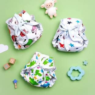 Superbottoms DryFeel Langot for Newborn Baby | Premium Cotton Padding | 0 - 9M| up to 5kg 3pc