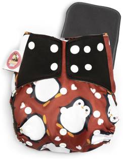 Honey Boo Free Size Washable & Reusable Cloth Diaper With 1 Absorbent Soaker Pad (3M-3Y)