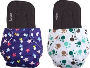 kogar Print Reusable Cloth Diapers + Insert Pad Washable 100% Absorption 0-3 yrsBSDFF6