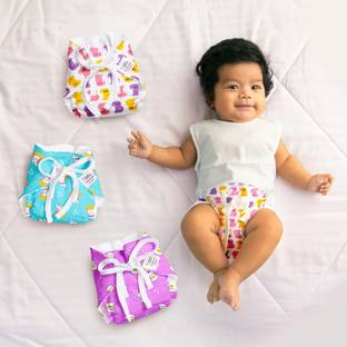 Superbottoms DryFeel Langot for Newborn Baby | Premium Cotton Padding | 0 - 9M | 5-10kg |3pc