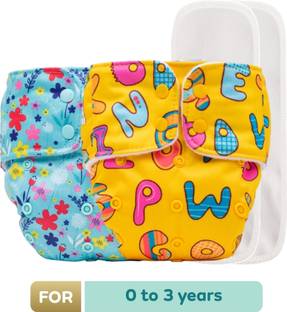 MYLO Baby Leak-Proof Baby Cloth Diaper | Reusable, Washable & Adjustable, 3M-3Y