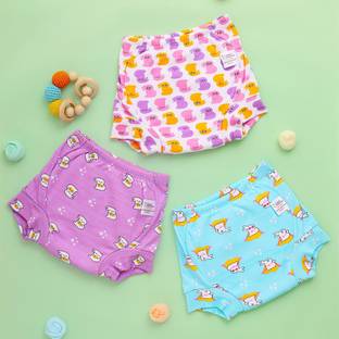 Superbottoms Padded Underwear for Potty Training & Mess-Free Diaper-Free time (1-2y, 3pcs)
