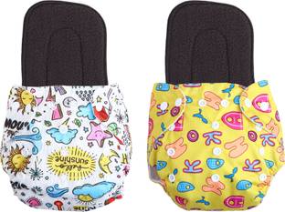 kogar Print Reusable Cloth Diapers + Insert Pad Washable 100% Absorption 0-3 yr -48