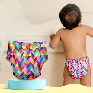 Superbottoms UNO 2.0 Trim Cloth Diaper with EasySnap for 0 to 3 years baby - Colour Pop