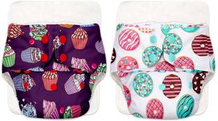 Superbottoms 2 BASIC Cloth Diaper with NEW Quick Dry UltraThin pads- Assorted
