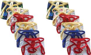 Little Boo New Born Baby's Hosiery Cotton Diapers/Nappy- PACK OF 6 (0-6 Months), T-02
