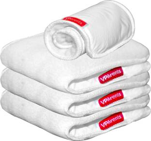 VParents cloth diaper inserts high absorbent 6 layer washable reusable pad liners