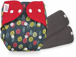 Beebaby Bumtelligent Baby Cloth Diaper & 2 RapiDry Inserts|Adjustable Reusable Washable.