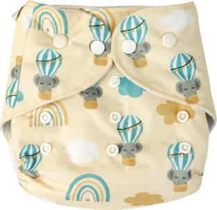 Bumpers Premium & Ultra Soft Organic Cloth Diaper for babies Combo, Beige+Light Pink