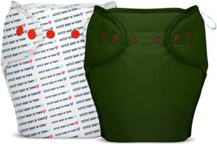 bumberry Baby Smart Nappy Reusable & Adjustable Cloth Diaper For Newborn (4-9 Months)